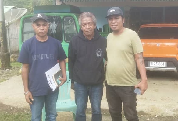 Tim survei Baywari Moris Foun LDA di lapangan Viqueque